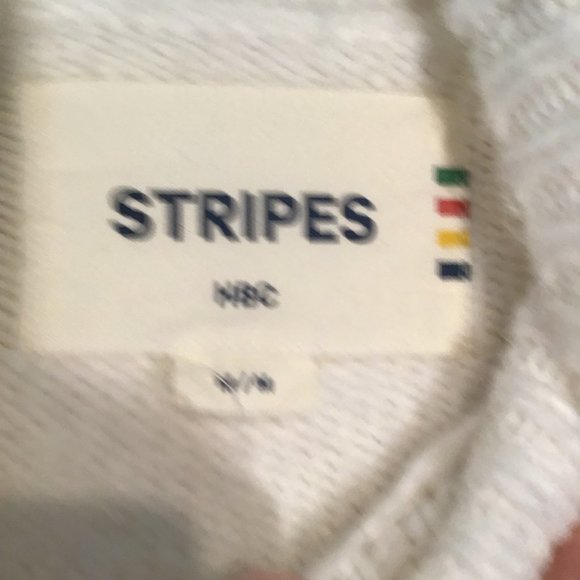 Women's Oversized Funnelneck Stripe Sweater Size M - Picture 6 of 11